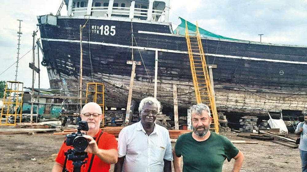 French nationals fascinated by cargo vessel-making, visit Thoothukudi