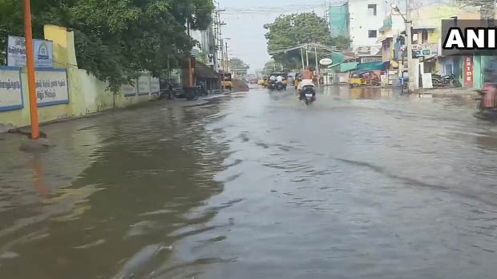 Residents brave waterlogged streets after heavy downpour