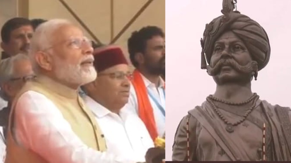 Modi unveils 108-feet bronze statue of Nadaprabhu Kempegowda Modi unveils 108-feet bronze statue of Nadaprabhu Kempegowda