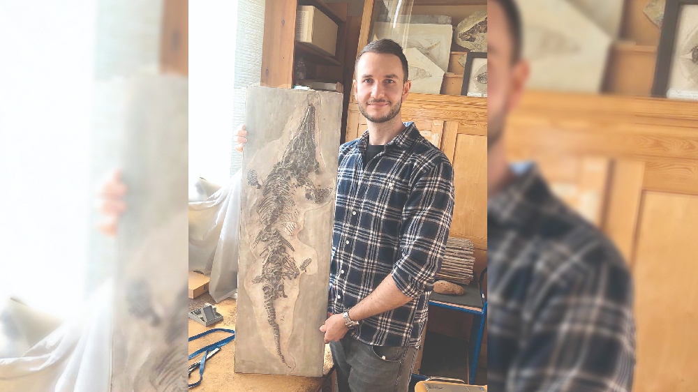 Shattered by Nazi bombs, a fossil’s lost copies are discovered