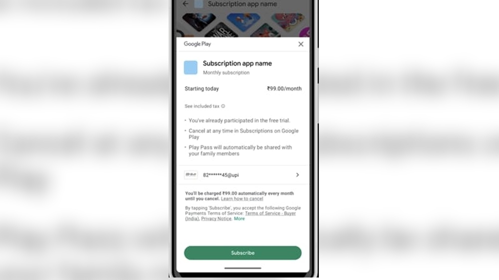 Google Play introduces UPI Autopay payment in India Google Play introduces UPI Autopay payment in India