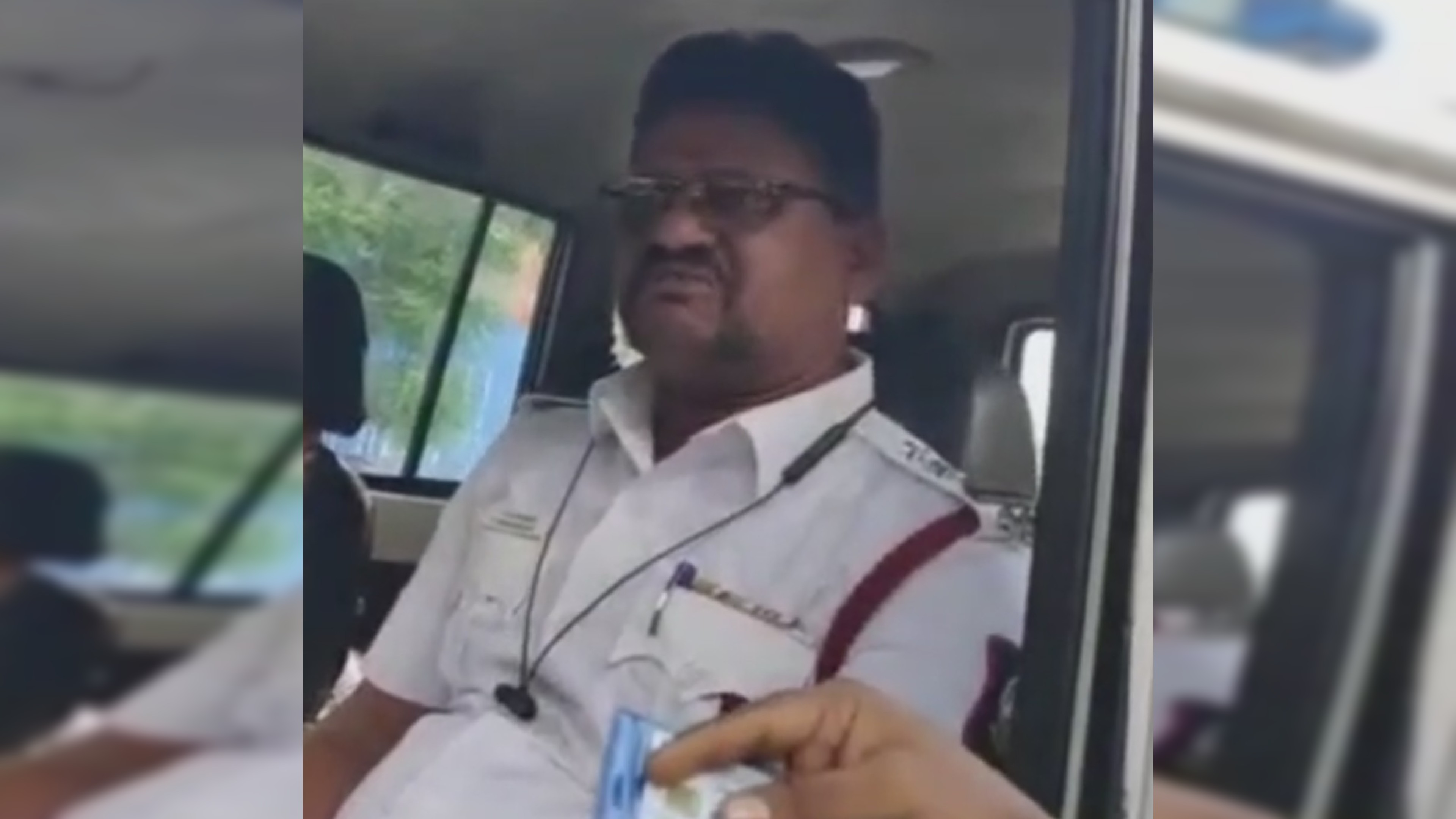 Viral video: Chennai traffic cop transferred for demanding bribe