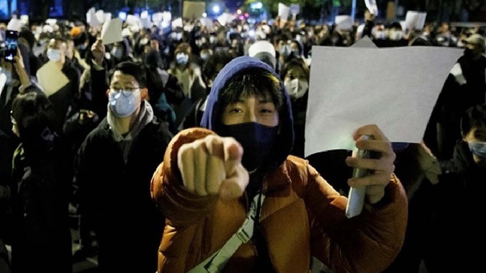 Hong Kong official warns lockdown protests hurt security