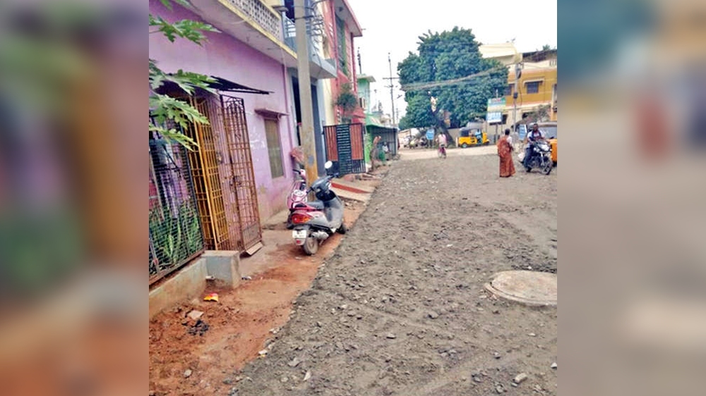 BJP raises hackles over shrinking roads in Vellore