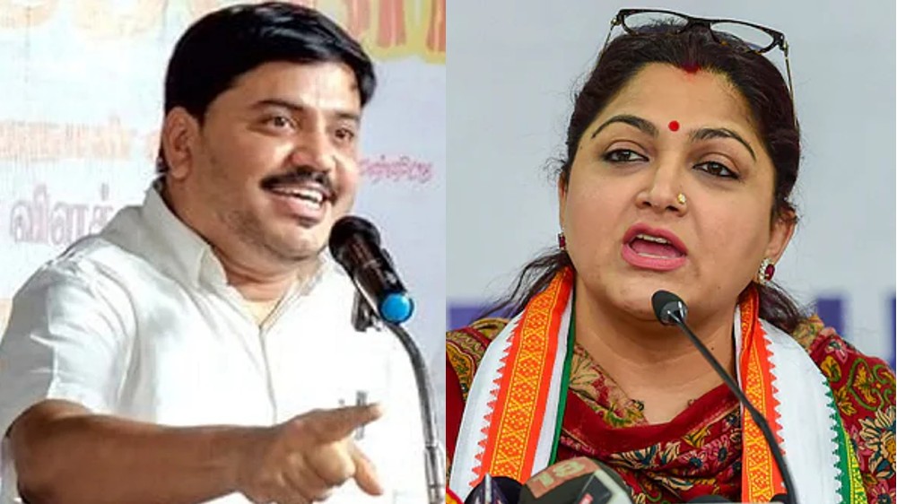 Khushbu Sundar complains against Saidai Sadiq with NCW