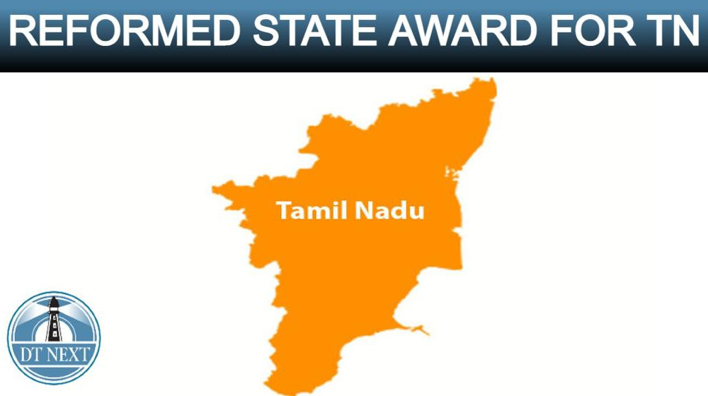 Best Reformed State award for Tamil Nadu Best Reformed State award for Tamil Nadu