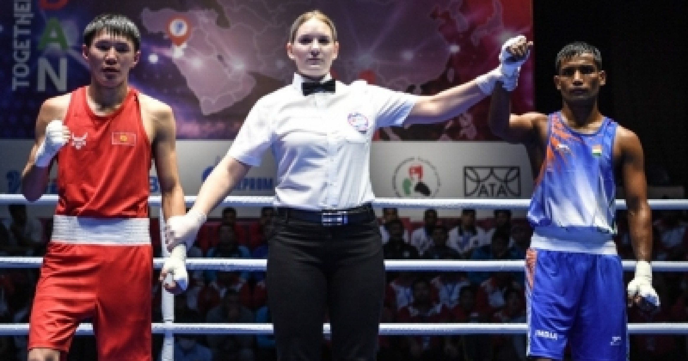 Sparsh Kumar off to flying start at 2022 Asian Elite Boxing