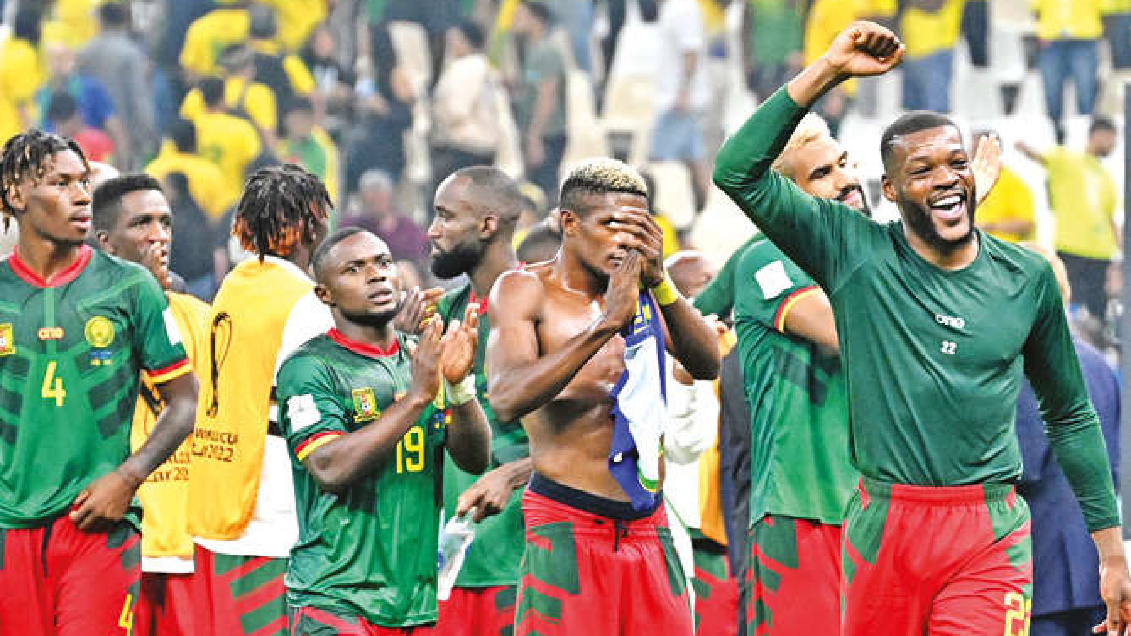Brazil wins group despite 1-0 loss to Cameroon