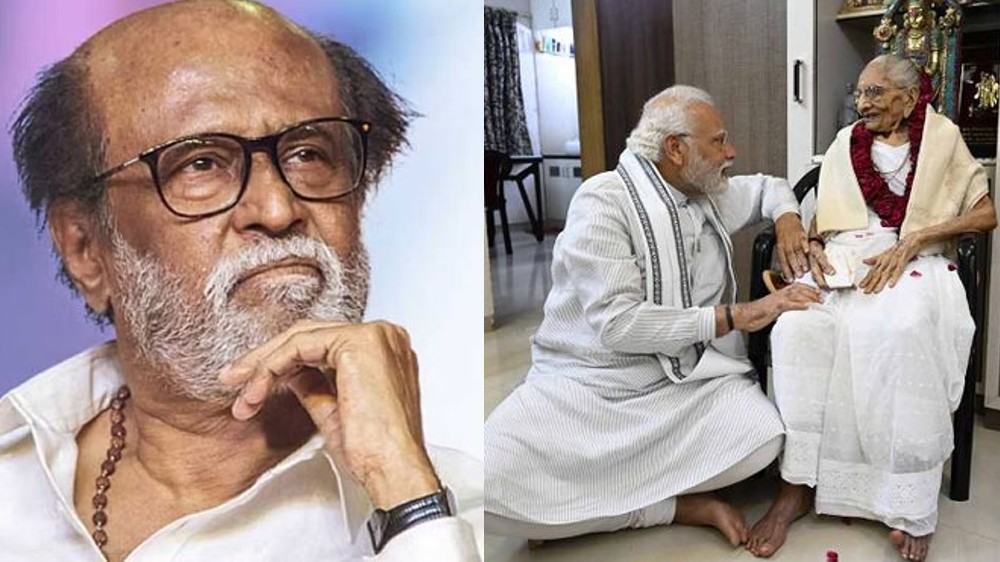 Actor Rajinikanth condoles death of Modis mother