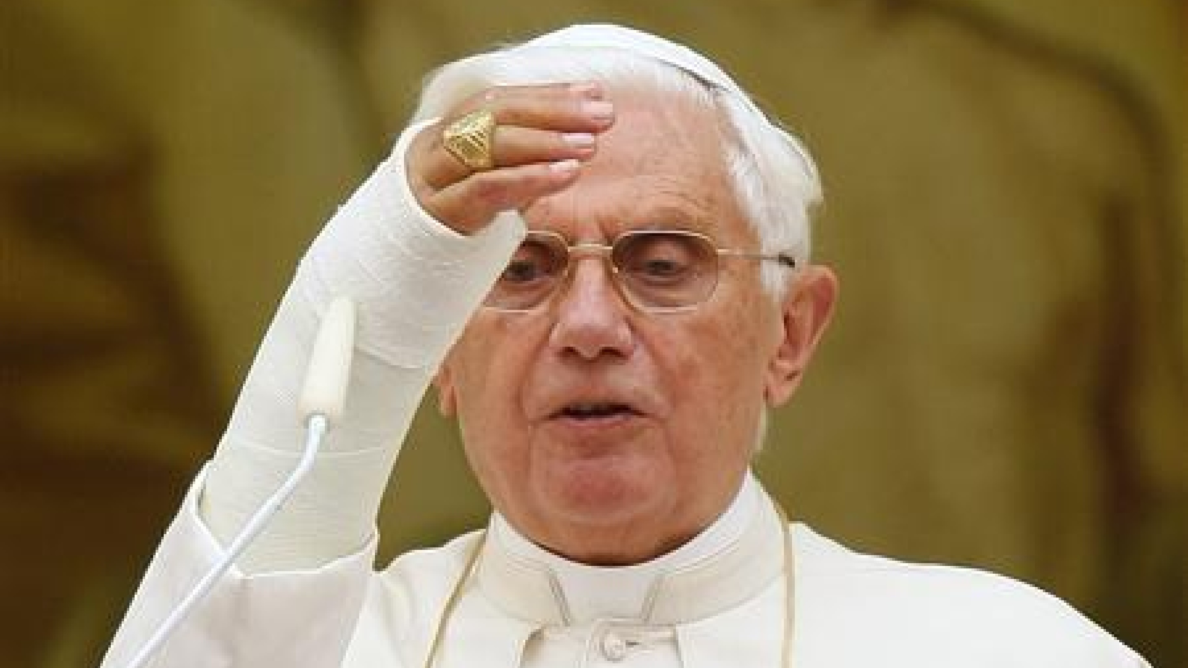 Former pope Benedict is very sick, Pope Francis says