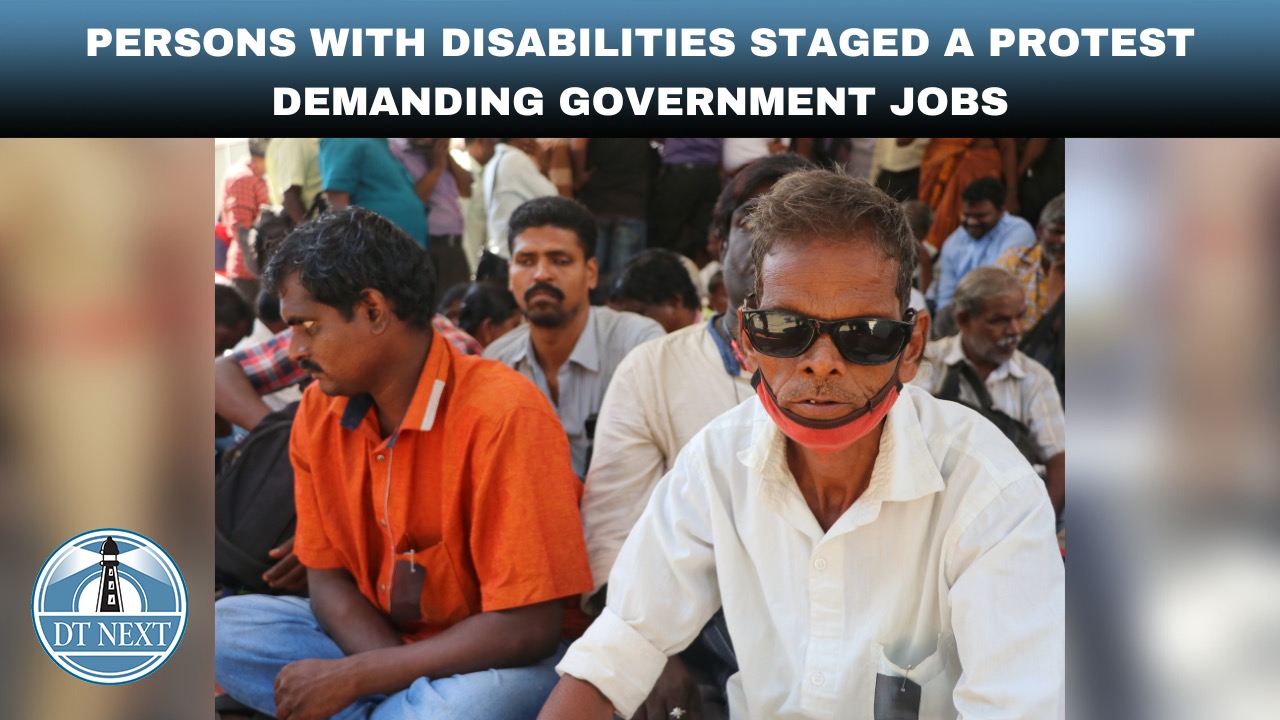 Persons with Disabilities protest