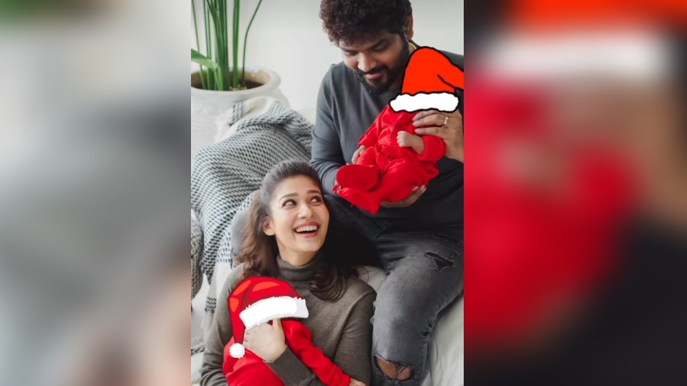 Nayan and Wikki celebrate first Christmas with their twins