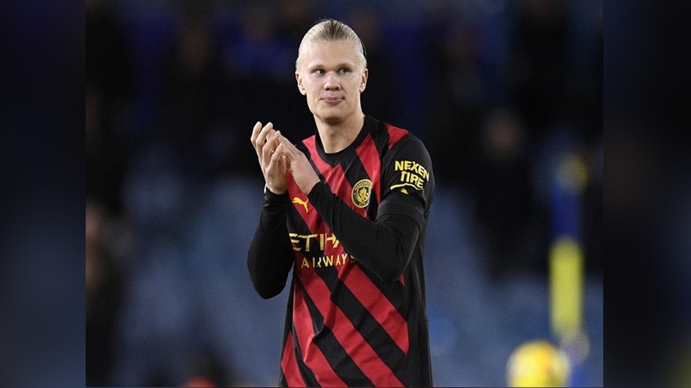 Erling Haaland creates history as Manchester City down Leeds 3-1