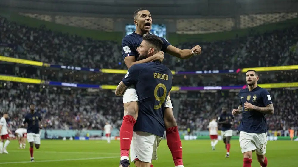World Cup: Giroud, Mbappe score in Les Bleus’ 3-1 win over Poland