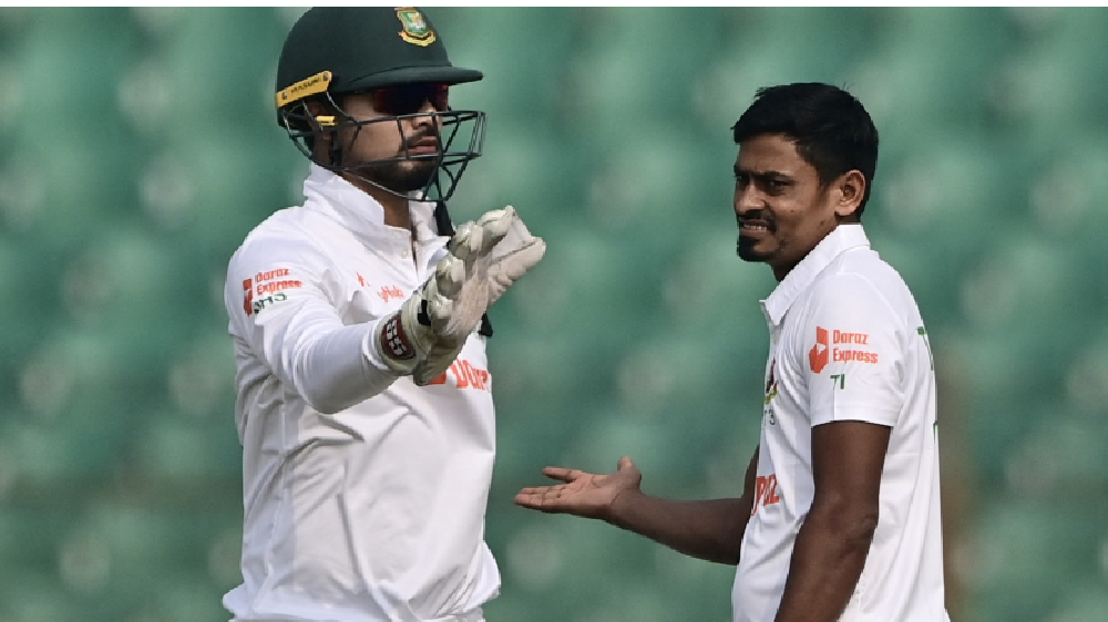 2nd Test, Day 2: Taijul Islam sends back India’s top three