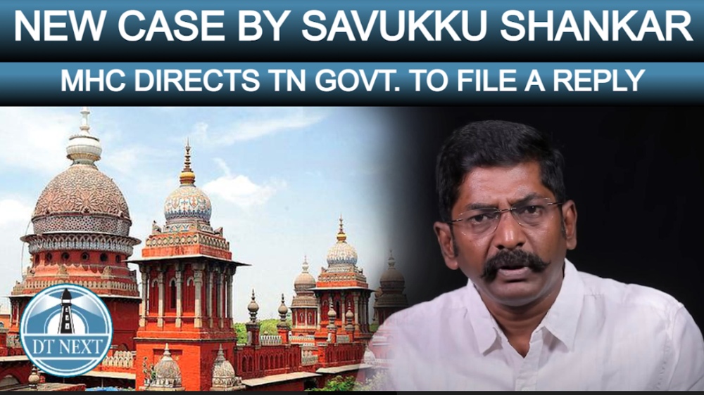 New case by  Savukku Shankar