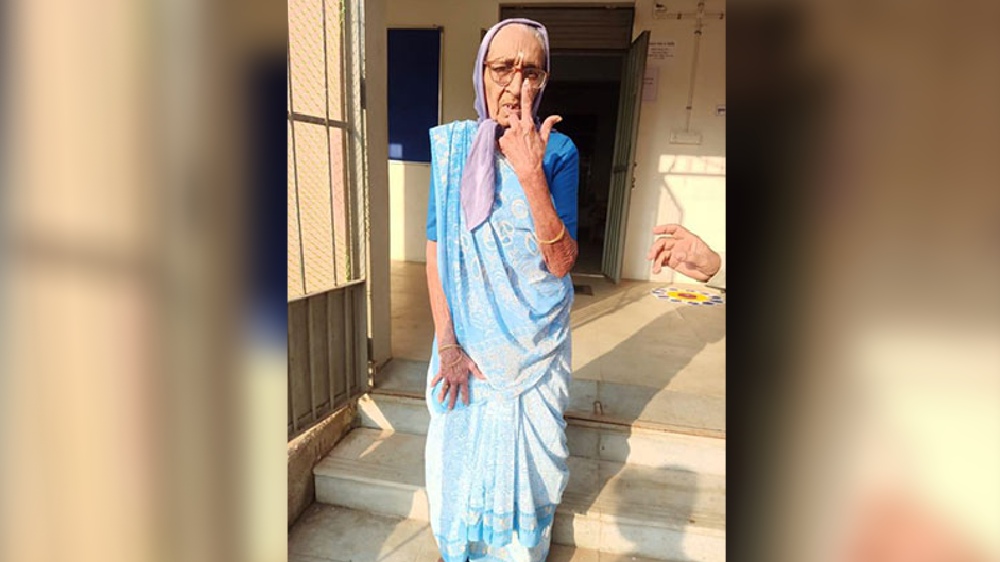 Gujarat Polls: 100-year-old casts her vote in Umargam
