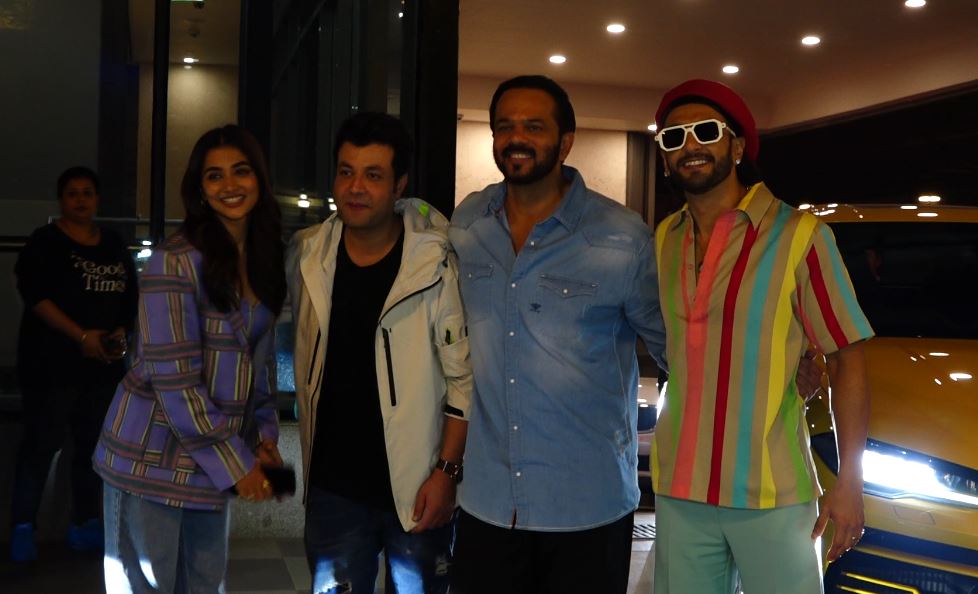 Ranveer, Rohit, Pooja promote ‘Cirkus’ in Mumbai: check outfits
