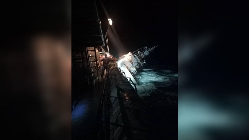 Thai Navy ship capsizes, over 100 sailors stranded