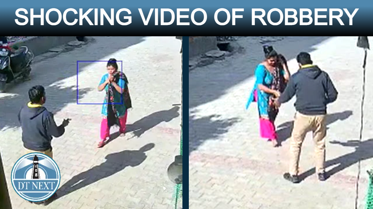 Shocking video of robbery