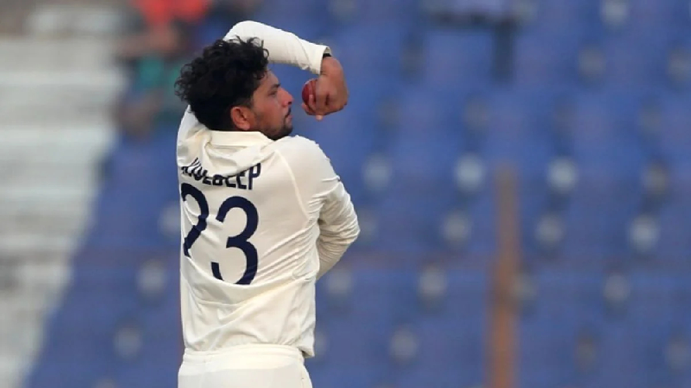 Credit to Kuldeep Yadav for putting in lot of work on his bowling Credit to Kuldeep Yadav for putting in lot of work on his bowling