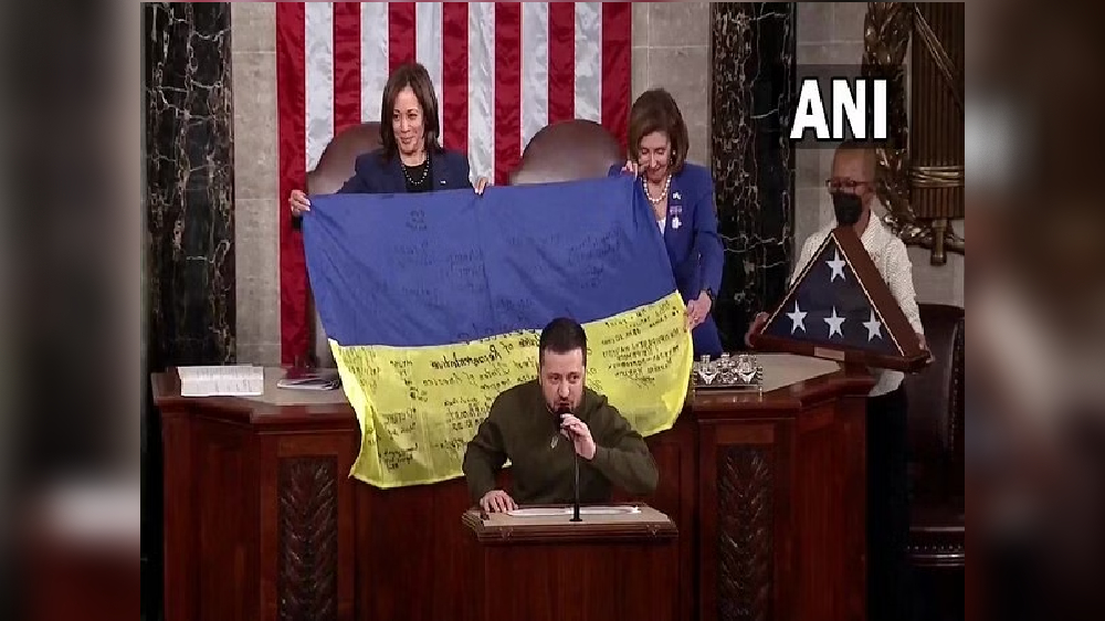‘Ukraine is alive and kicking’: Zelenskyy in address to US Congress