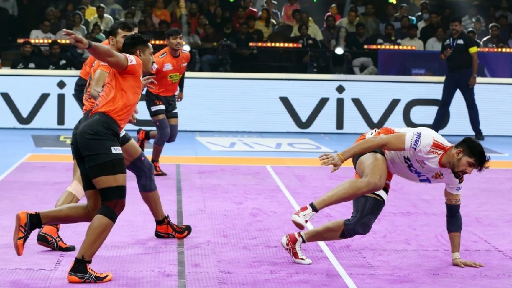 PKL Season 9: Parteek Dahiya helps Gujarat Giants beat U Mumba