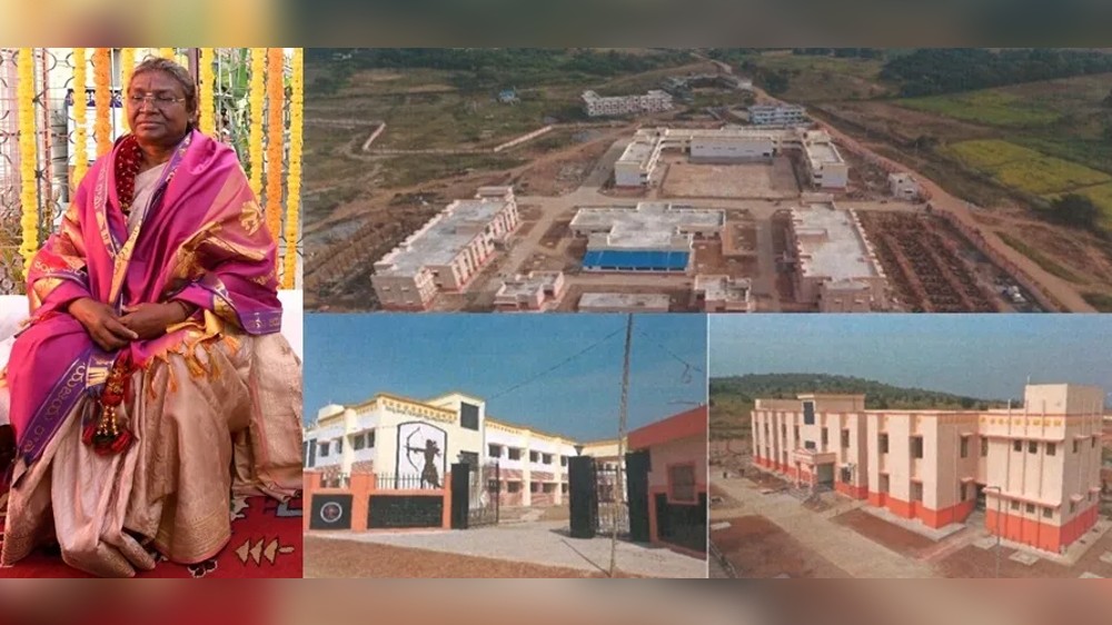 President inaugurates model schools for tribals in Telangana