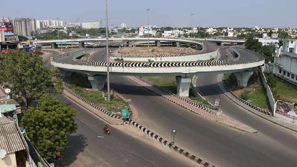 Beautification works being undertaken at 12 Chennai flyovers