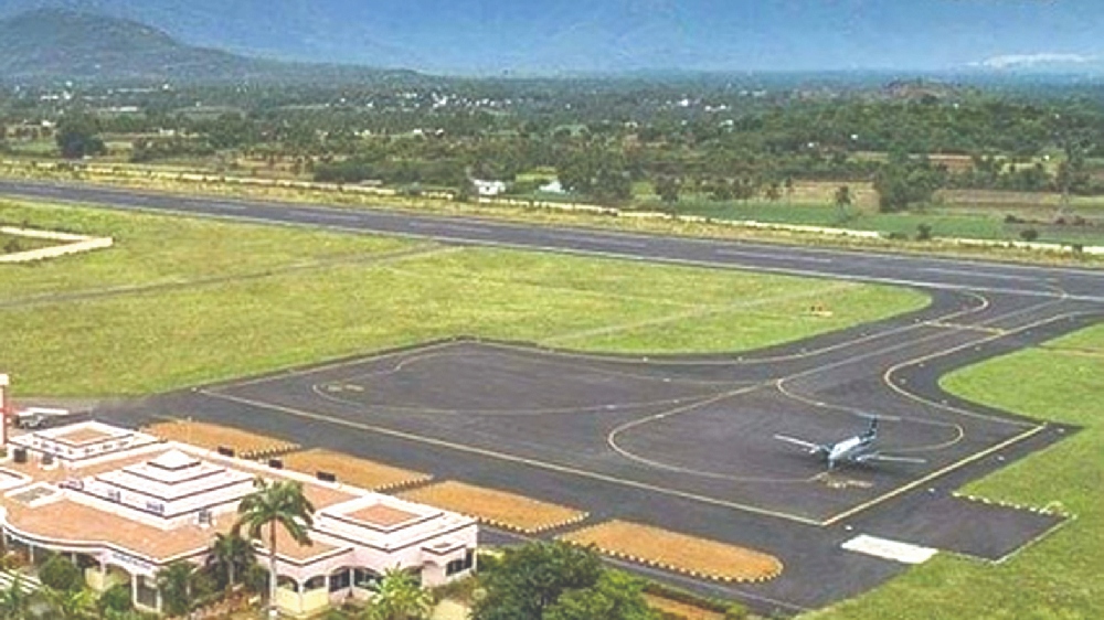 Salem airport idle since COVID, but expansion works on Salem airport idle since COVID, but expansion works on