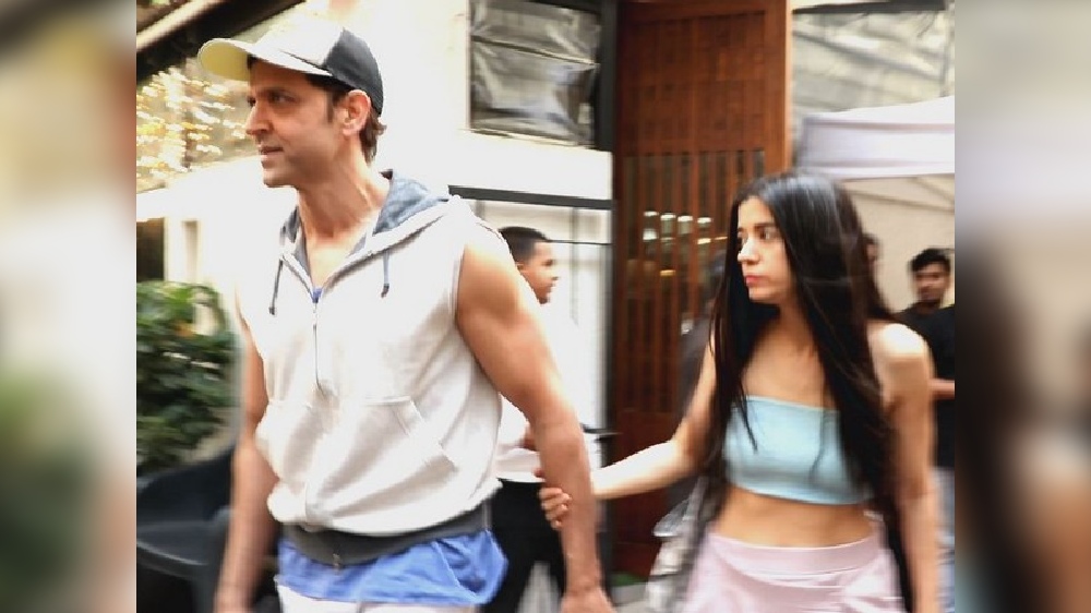 Hrithik Roshan, Saba Azad papped holding hands following lunch date