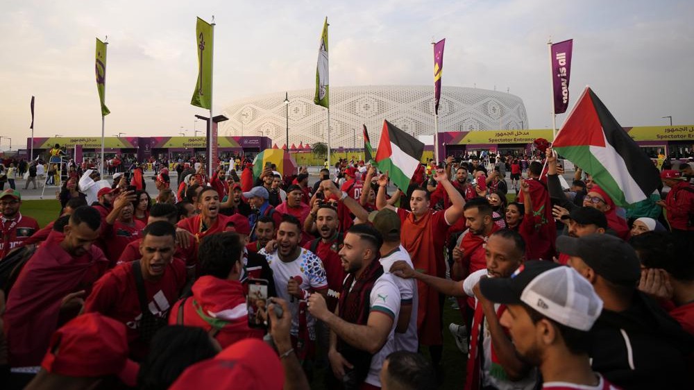 Ecstatic Moroccans celebrate World Cup victory over Portugal