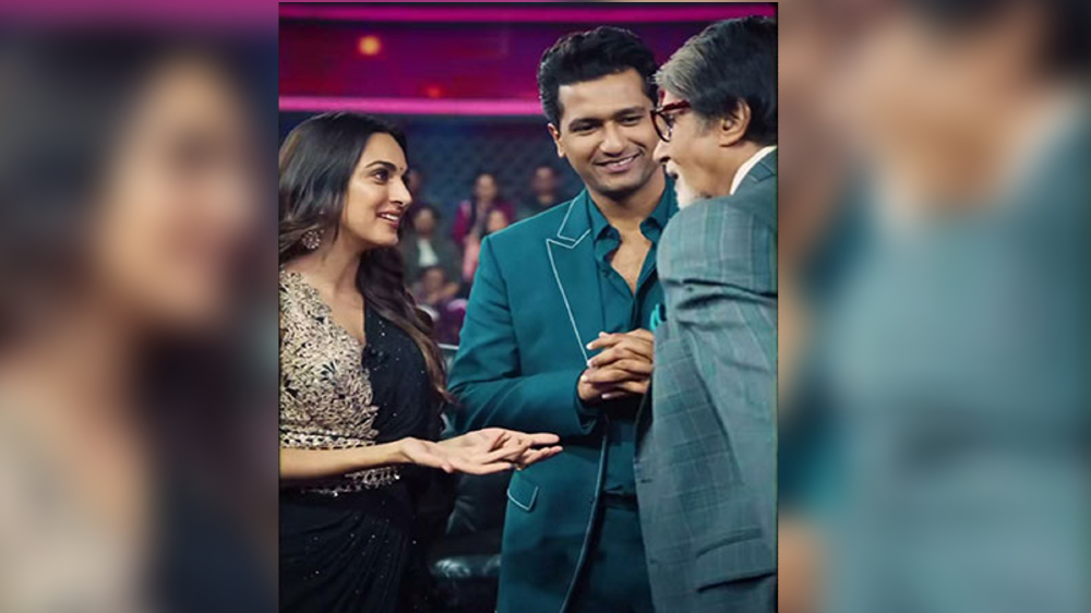 Vicky Kaushal, Kiara Advani heap praise on legend Amitabh Bachchan