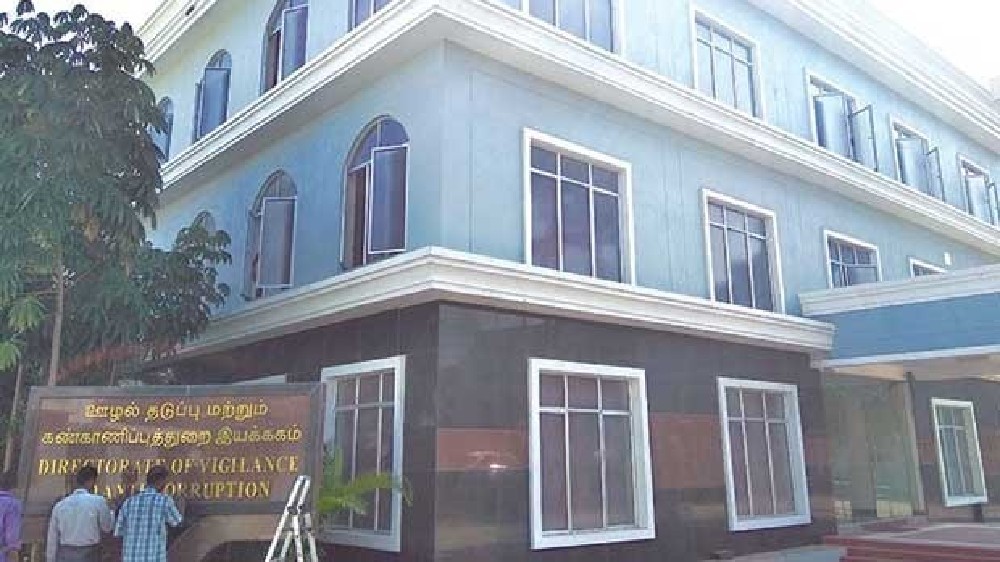 Chennai corporation official under DVAC scanner