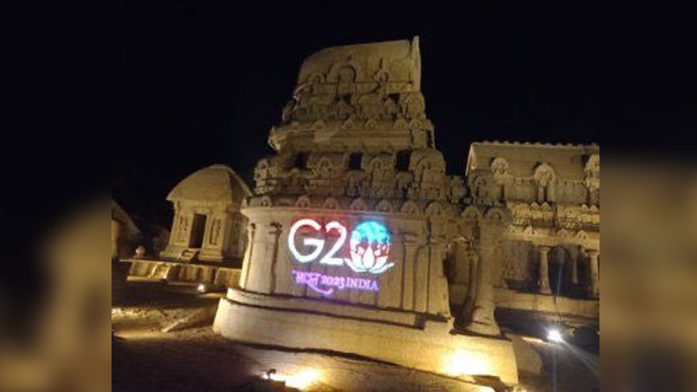 ASI monuments in Mahabs shine with G20 laser show