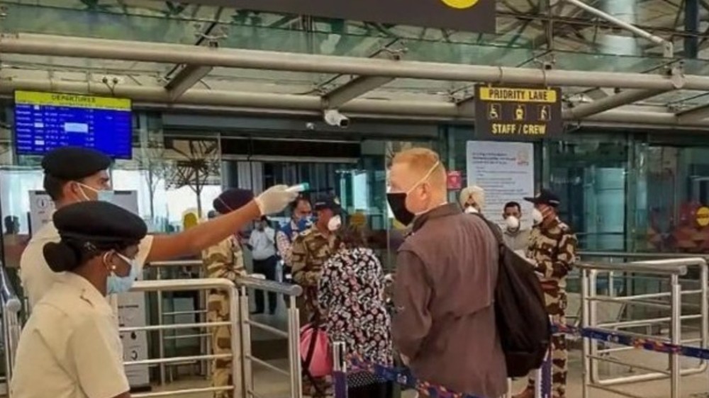 Covid testing of international passengers at Hyd airport