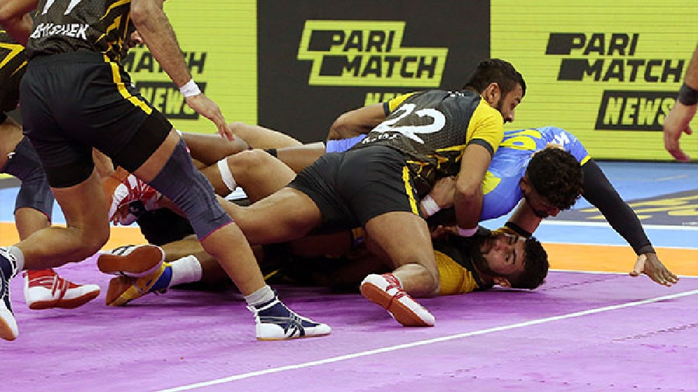 Ajinkya Pawar leads Tamil Thalaivas to win against Telugu Titans Ajinkya Pawar leads Tamil Thalaivas to win against Telugu Titans