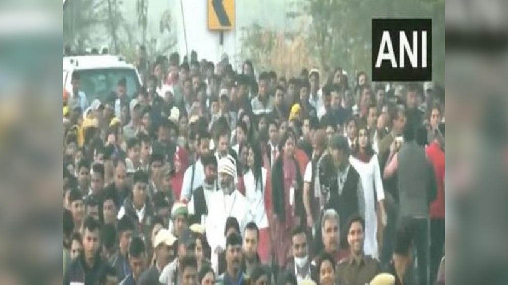 Congress Bharat Jodo Yatra resumes from Bundi in Rajasthan