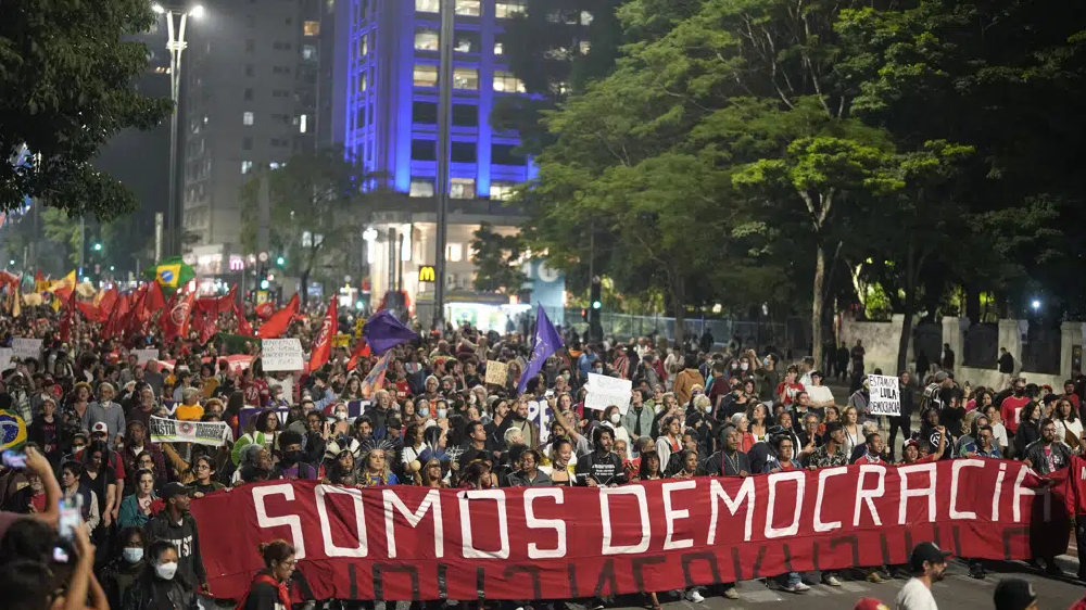 ‘No amnesty!’: Brazilian protests demand jail for rioters