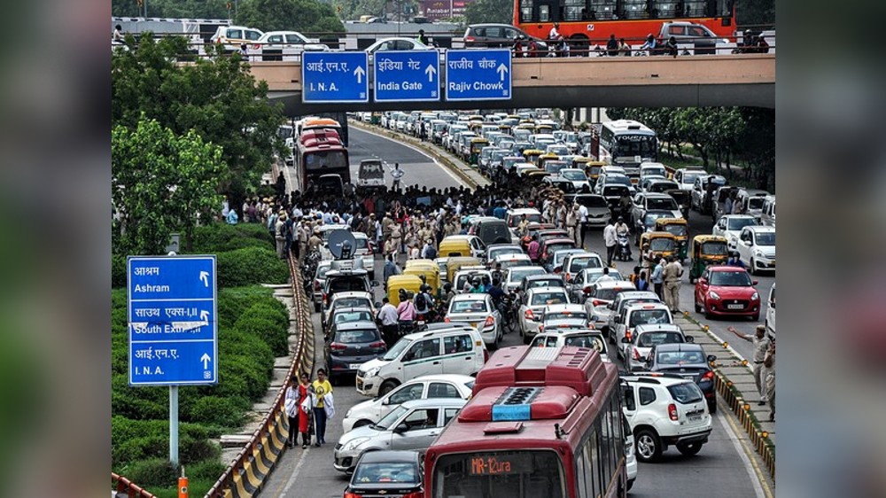 Huge Traffic Jam In Delhi Over Republic Day Dress Rehearsal Huge Traffic Jam In Delhi Over Republic Day Dress Rehearsal