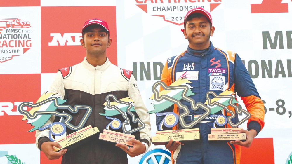 Nandan, Sai Sanjay make it to the podium twice
