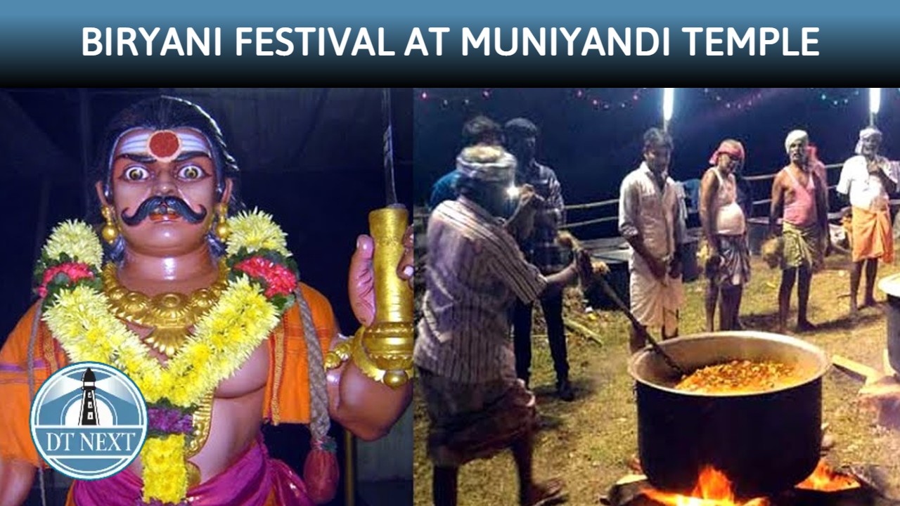 Biryani festival at Muniyandi temple Biryani festival at Muniyandi temple