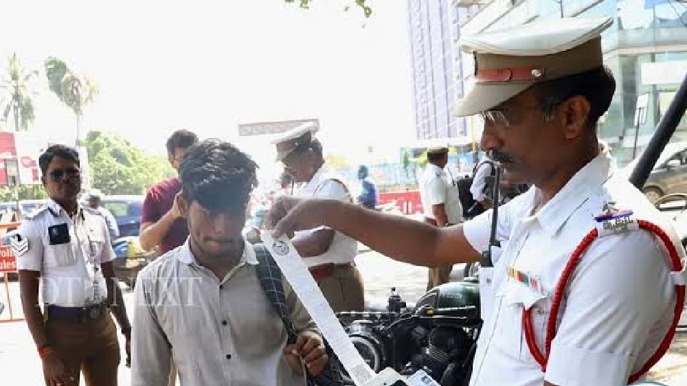 Fake Press sticker to evade police checks; Youths fined Rs 21,000