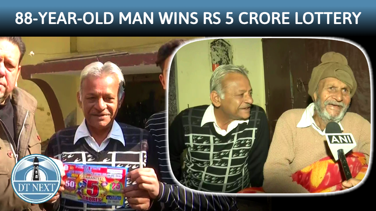88-year-old man wins Rs 5 crore lottery