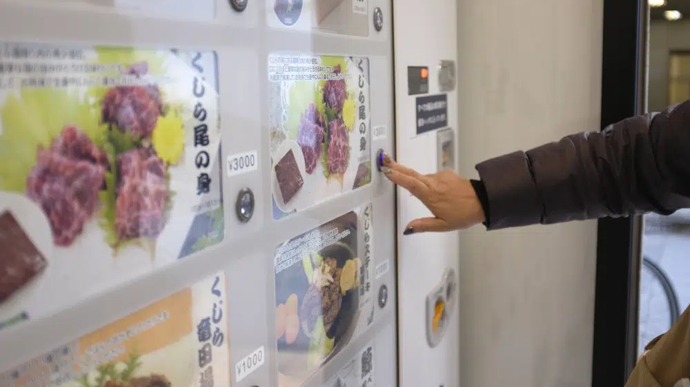 Japan firm opens whale meat vending machines to push sales