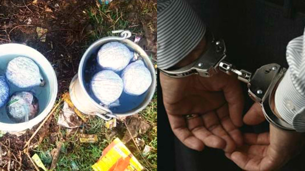 History sheeters making country bombs in Kanchi house arrested