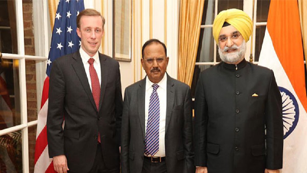 NSA participates in special reception hosted by Indian envoy Sandhu