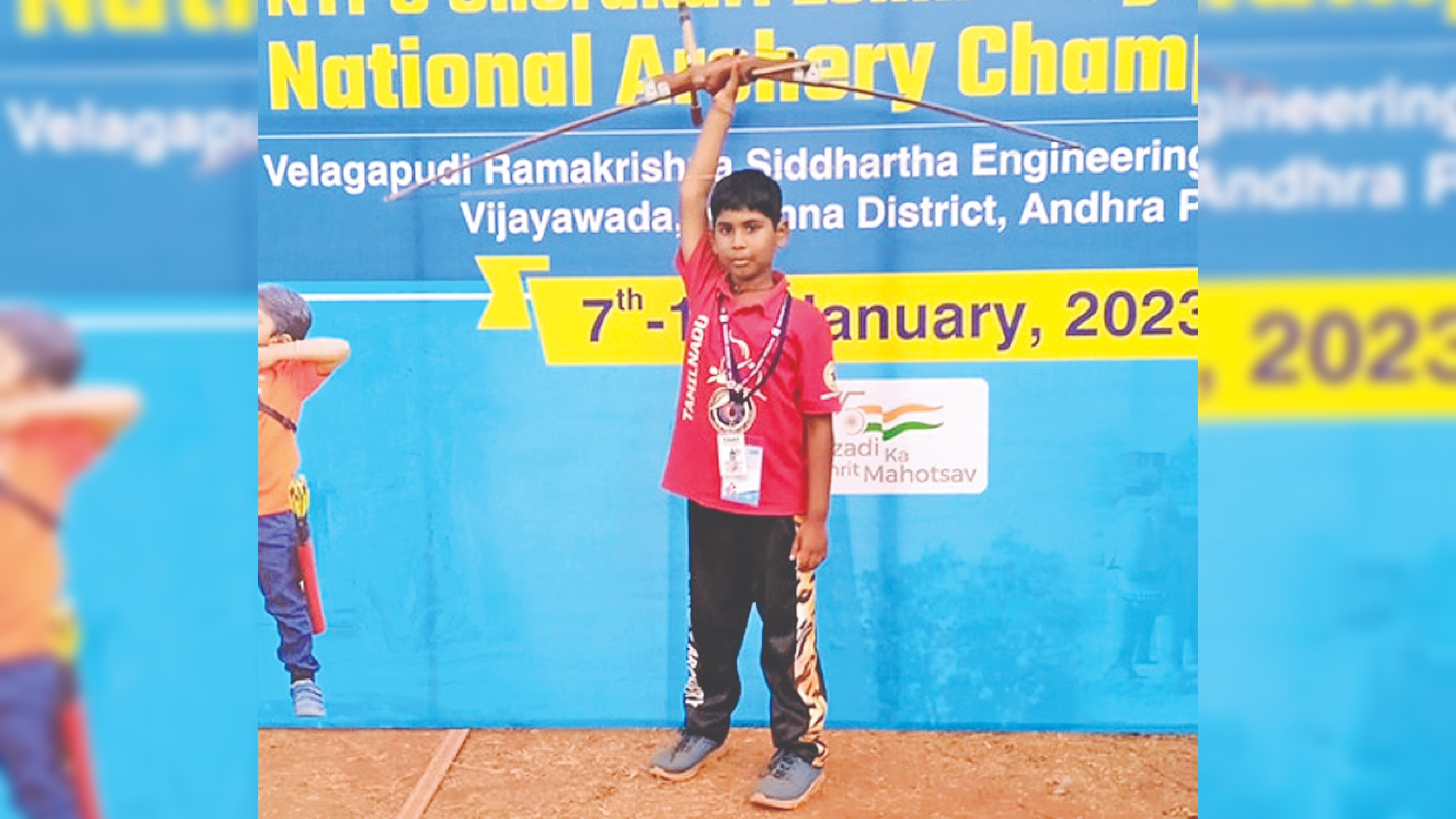 Vellore boy bags bronze in National Archery Championship
