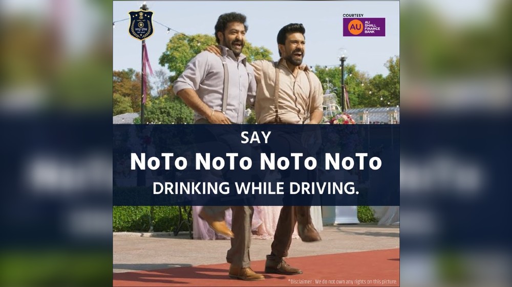 Jaipur cops use Naatu Naatu poster for road safety. Here’s how