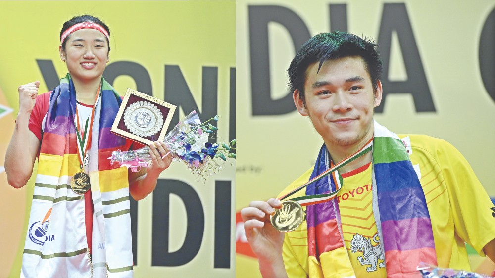 Youngsters Kunlavut, An clinch India Open titles